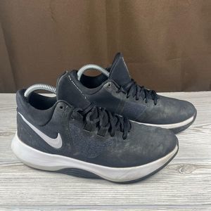 Nike Precision II Black White High top Shoe Sneaker Womens 7